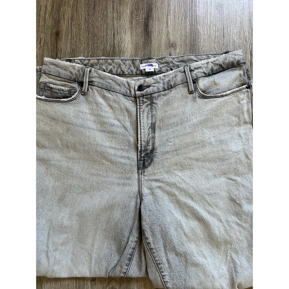 Anthropologie Good American Jeans Women Size 15 Distressed
